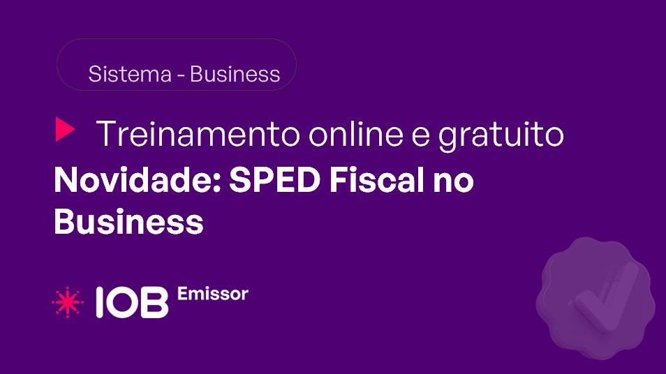 Informativo de evento IOB