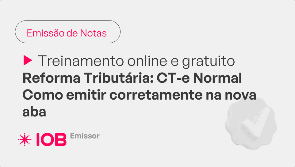 Informativo de evento IOB