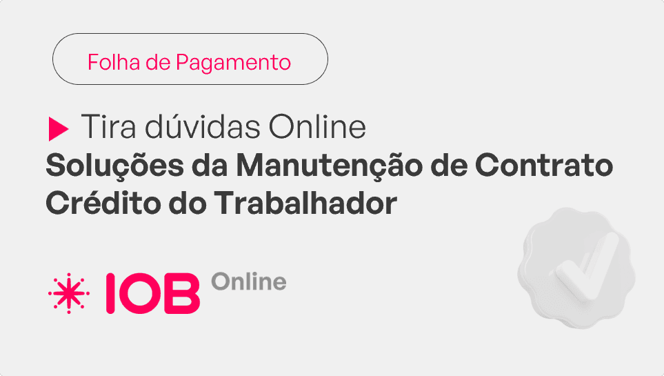 Informativo de evento IOB