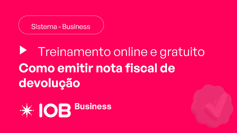 Informativo de evento IOB