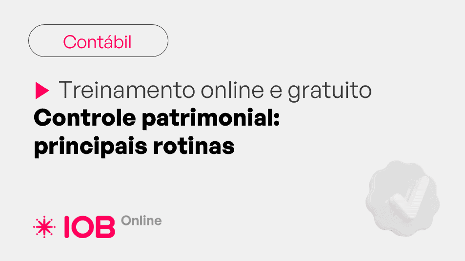 Informativo de evento IOB