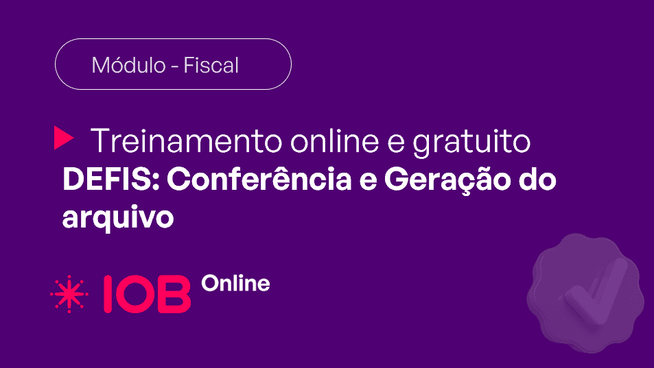 Informativo de evento IOB