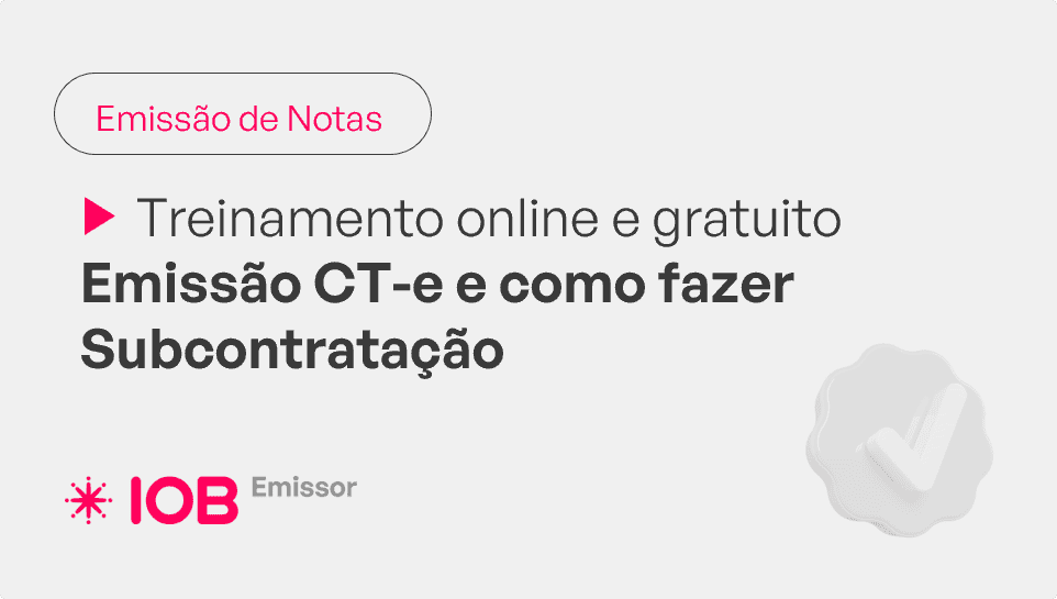 Informativo de evento IOB