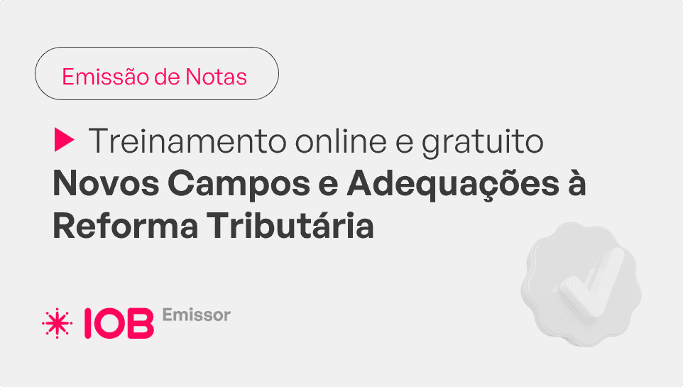 Informativo de evento IOB