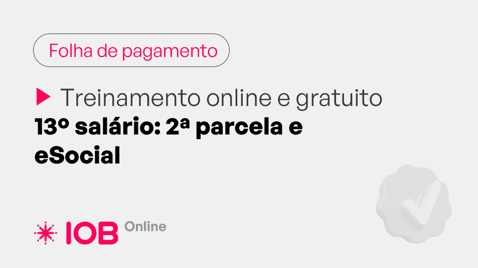 Informativo de evento IOB