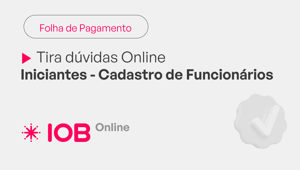 Informativo de evento IOB