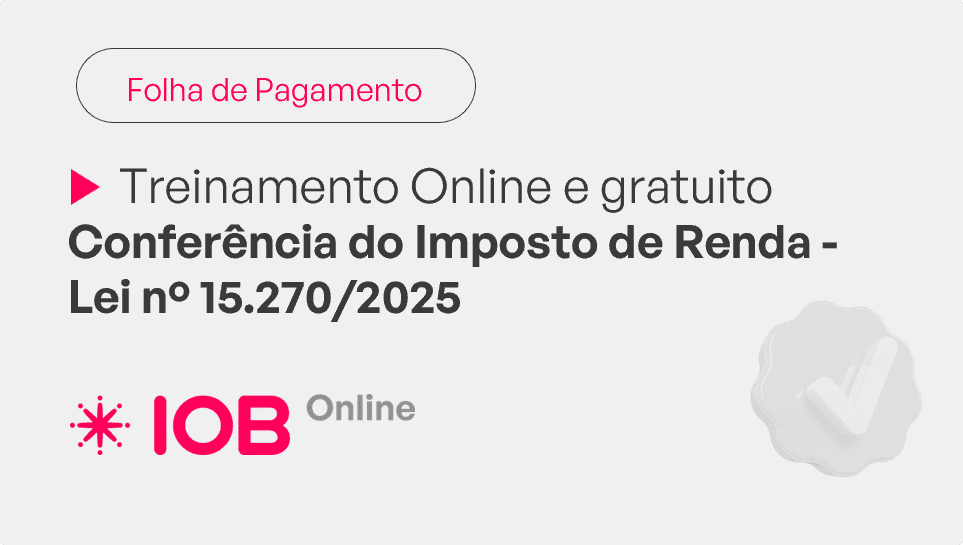 Informativo de evento IOB