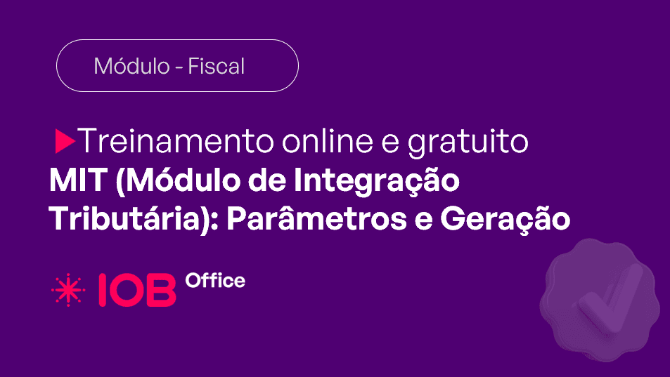 Informativo de evento IOB