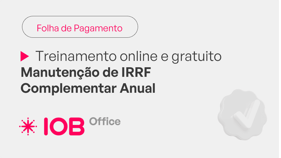 Informativo de evento IOB