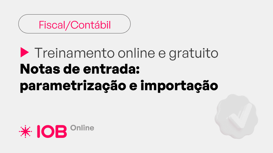 Informativo de evento IOB