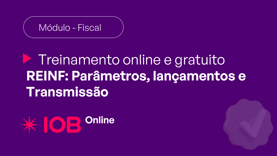 Informativo de evento IOB