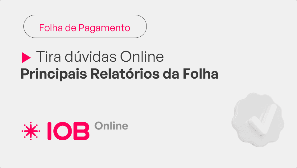 Informativo de evento IOB