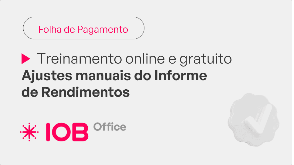 Informativo de evento IOB
