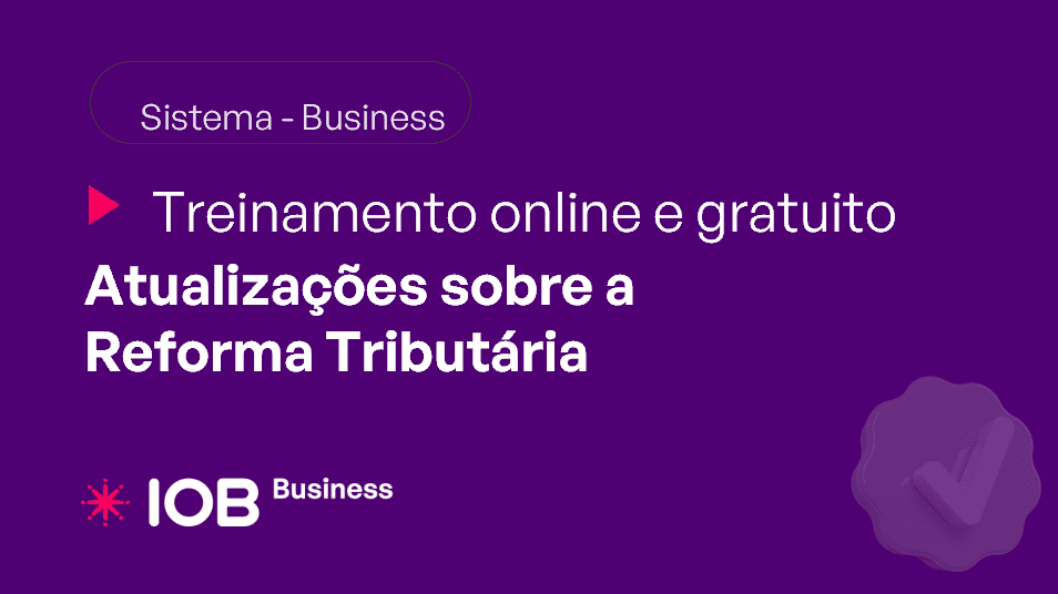 Informativo de evento IOB