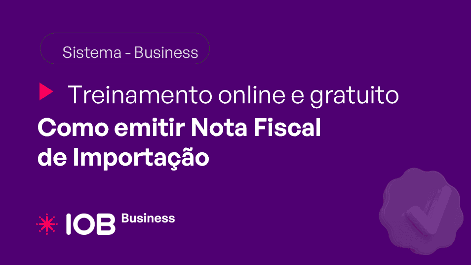 Informativo de evento IOB