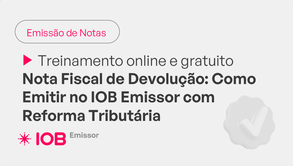 Informativo de evento IOB