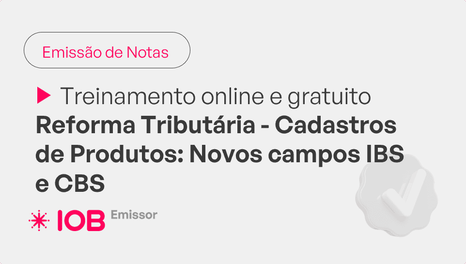 Informativo de evento IOB