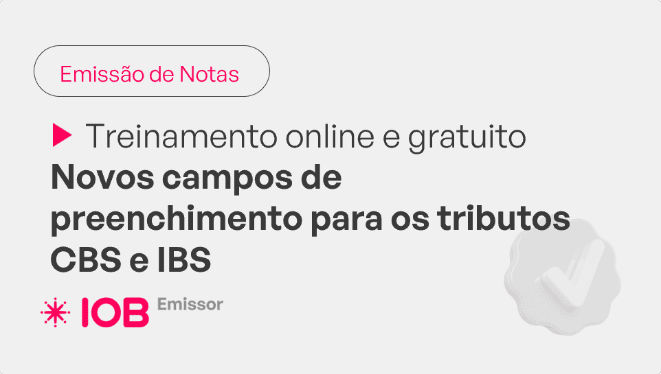 Informativo de evento IOB