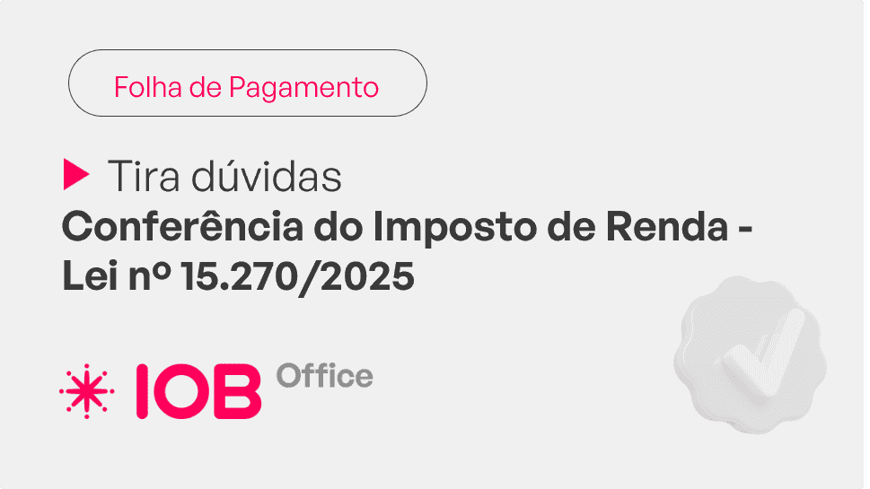 Informativo de evento IOB