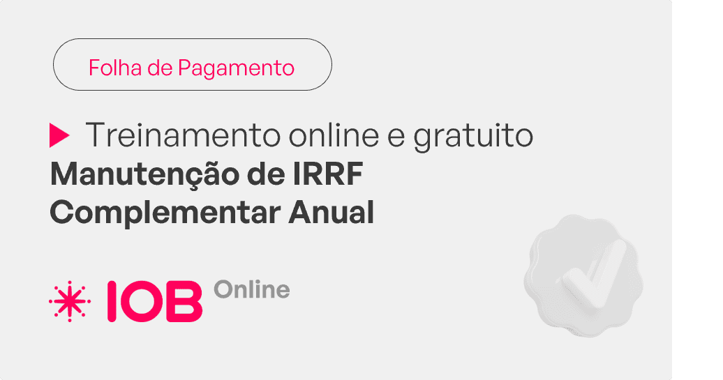 Informativo de evento IOB