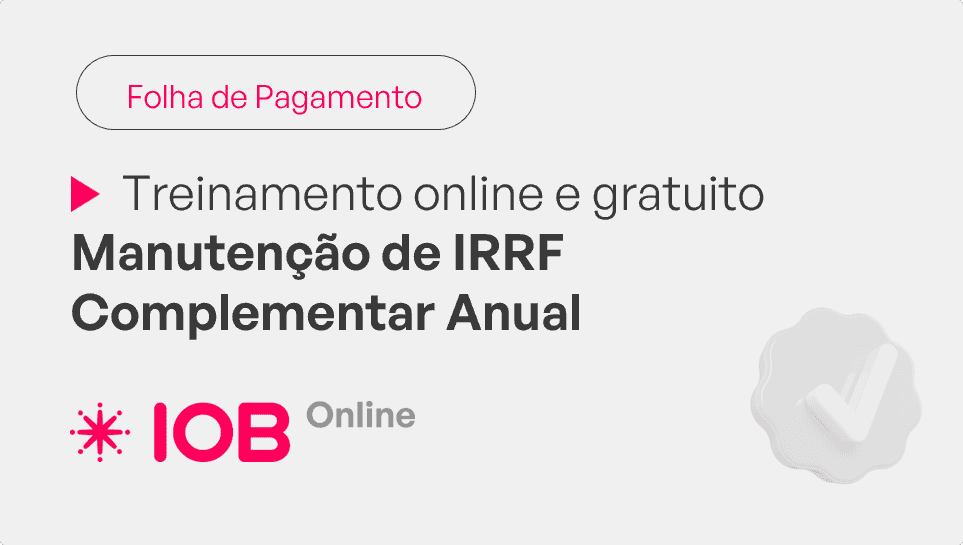 Informativo de evento IOB