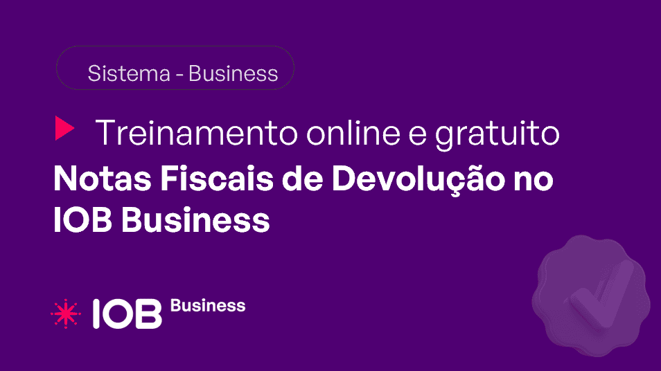 Informativo de evento IOB