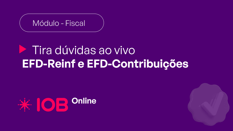 Informativo de evento IOB