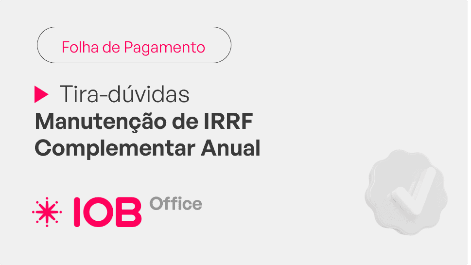 Informativo de evento IOB